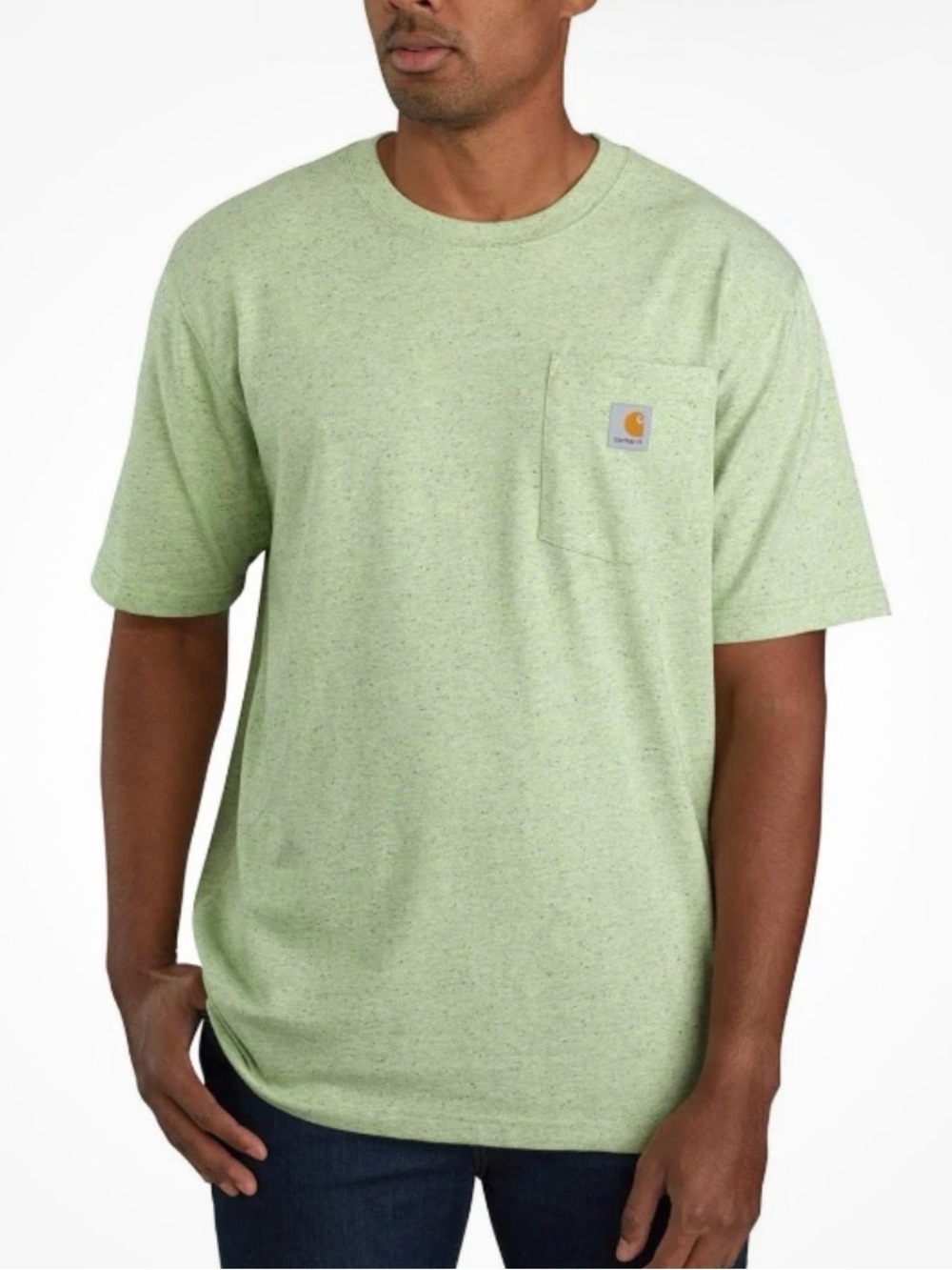 Carhartt Men’s Short-Sleeve Pocket T-Shirt — Light Green Small